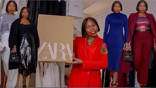 NEW IN ZARA TRY ON HAUL | WEARABLE PARTY WEAR OUTFIT IDEAS + STYLE WITH ME