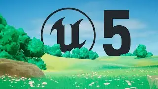 Ghibli like field in Unreal Engine 5 - WIP