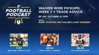 Waiver Wire Pickups: Week 7 + Trade Advice w/ Jamey Eisenberg (Ep. 416)