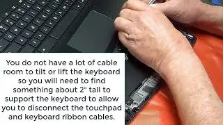 HP Chromebook 14G7 Keyboard and Touchpad Replacement
