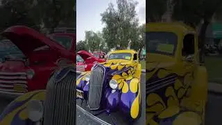 Car show parade, 10th anniversary Route 66 Ontario CA