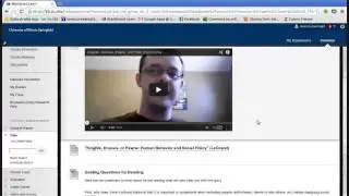Using Blackboard in Politics of American Education (UIS, Fall 2014)