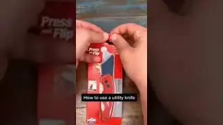 how to use utility knife 👍 