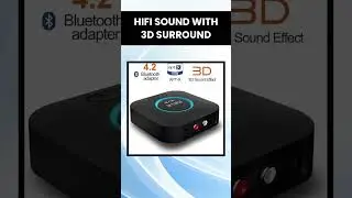 REIIE Bluetooth Stereo Adapter: 3D Audio Support! 