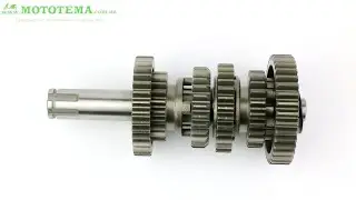 Вторичный вал КПП в сборе, 166FMM GEON CR6 (LONCIN LX250-12A CR5S, LX250GS-2A GP250)