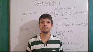 introduction to functions in c | prototype , definition , calling , return type | functions : part 1