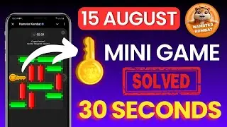 15 AUGUST Mini Game Hamster Kombat | Hamster Kombat Key | Mini Game Puzzle (Solved 100%)