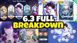 LITERALLY EVERYTHING ABOUT 6.3: Banners, Archon Quest, Free 4-Stars, Rewards & MORE - Genshin Impact