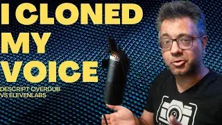 Cloning my voice with Descript Overdub and ElevenLabs