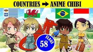 58 Negara versi Anime Chibi (Hetalia Axis Powers OC Fanarts)
