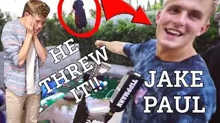 JAKE PAUL THREW THE LAMBORGHINI IN HIS LAGOON!!