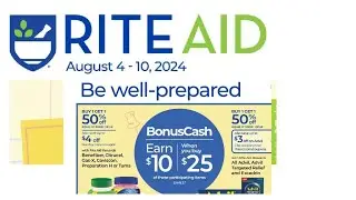 Rite Aid AD SCAN - August 4 - 10, 2024 - One great promo! - @patel7ravi7
