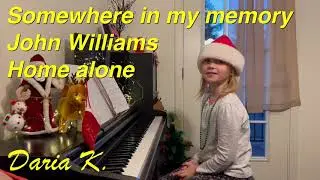 Daria Kochurova: Somewhere in My Memory (John Williams) | Home Alone Piano Cover