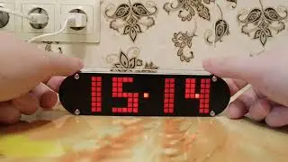 Часы DS3231, Настольный будильник с ЖК-матрицей. DIY LED Dot Matrix DS3231 Alarm Desktop Clock. ч.2