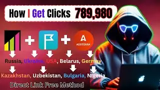 How I Get Clicks 789,980 On Direct Link | Hilltopads And Adsterra Direct Link