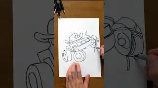 Drawing Starla from Blaze and the Monster Machines Easy Art Tutorial #shorts