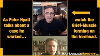 Watch Grief Muscle form on Scott's forehead as Statement Analyst, Peter Hyatt talks about a case.