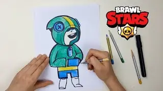 How to Draw LEON from Brawl Stars / Easy Brawler drawings How to Draw Brawl Stars Leon for beginners