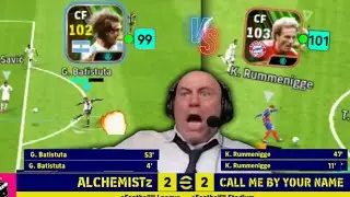 WHY'S  COMMENTATOR SCREAMING😱.. BATISTUTA & RUMMENIGE MEET : REVIEW