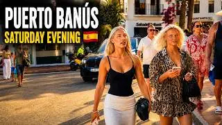 Puerto Banús Walk 4K 🇪🇸 | Warm Evening in Marbella