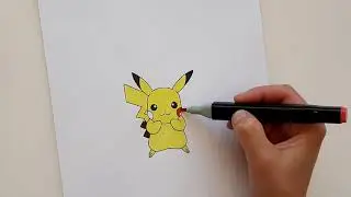 Волшебная Раскраска | Покемоны Пикачу Чармандер Сквиртл |Magic Coloring | Pokemon Pikachu Charmander