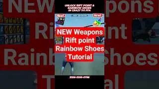 UNLOCK RIFT POINT & RAINBOW SHOES CRAZY 1V1 FFA FORTNITE MAP 