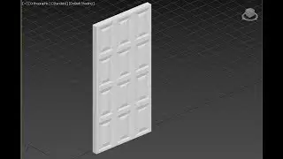 How to make door with 3d max