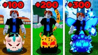 BLOX FRUITS BUT EVERY 100 LEVELS I GET A MYTHICAL FRUIT!