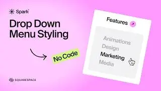 Squarespace Drop Down Menu Styles (No-Code)