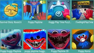 Survival Story: Round 6,Poppy Playtime,Huggy Playtime Puzzle,FiveNight Time,Poppy Huggy Playtime,...