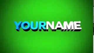 Free Intro Template  Colorful 2 5D Sync  Cinema 4D After Effects