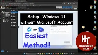 Setup Windows 11 without Microsoft Account - Easiest Method - 2024 Update