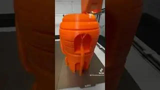 500% 3D Printed Carrot on the Orange Storm Giga!