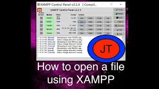 How to open a PHP file using XAMPP
