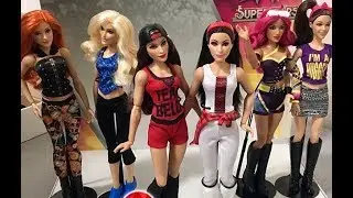 NEW WWE SUPERSTAR WOMEN'S DOLLS IMAGES - SDCC 2017