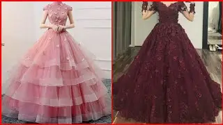 Partywear Gown Collection|Stylish Gown Dress Picture|One Piece Dress Design|Latest Gown Design Image