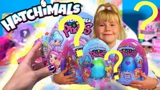 Hatchimals Pixies-сказочные феи Хетчималс Пиксис 1 и 2 серии Аурика распаковывает  КАКАЯ она в ЯЙЦЕ?
