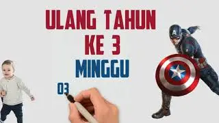 Undangan Ulang Tahun Anak Tema Avengers  | Birthday Invitation Videoscribe