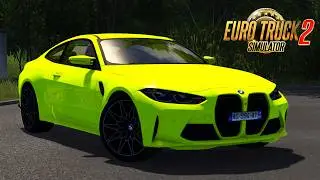 BMW M4 G82 Car Mod | Euro Truck Simulator 2 1.59