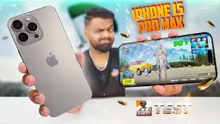 iPhone 15 Pro MAX 🔥 PUBG Test with FPS! 🔥 Heating & Battery Drain