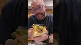 Trying a CHICAGO STYLE HOT DOG for the first time 🤯😲💥