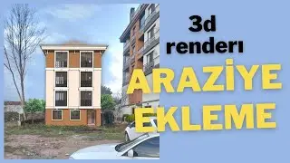 ARAZİYE RENDER EKLEME , SKETCHUP 3D ,Adobe Photoshop CS6