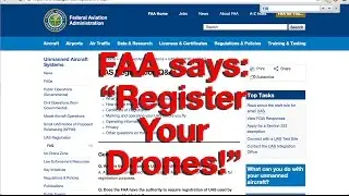 FAA Now Requires Drone Registration