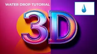 Simple Waterdrop Design in Illustrator: Easy Tutorial for Beginners 2025
