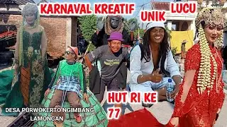 KARNAVAL AGUSTUSAN UNIK DAN KREATIF desa purwokerto ngimbang