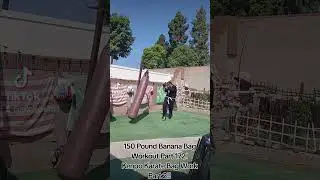 150 Pound Banana Bag Workout Part 172! Kenpo Karate Bag Work Part 2!!