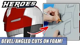 How to: Angled Cuts Using EVA Foam & Pepakura Designer