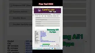 Samsung A51 frp bypass easy Free Tool 