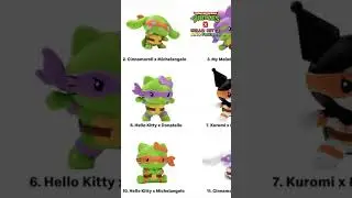 Unboxing the New Hello Kitty × Ninja Turtles Toys 🐢🎀 – McDonald’s 2025 Surprise!