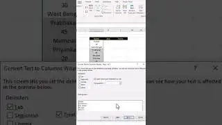 CELL TO COLUMN EXCEL TRICK  